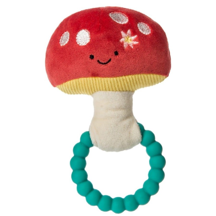 Gifts Little Dreamers | Fairyland Mushroom Teether Rattle By Mary Meyer