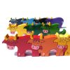 Wooden Toys Little Dreamers | Alphabet Jigsaw Numbers Jigsaw Cows In A Row