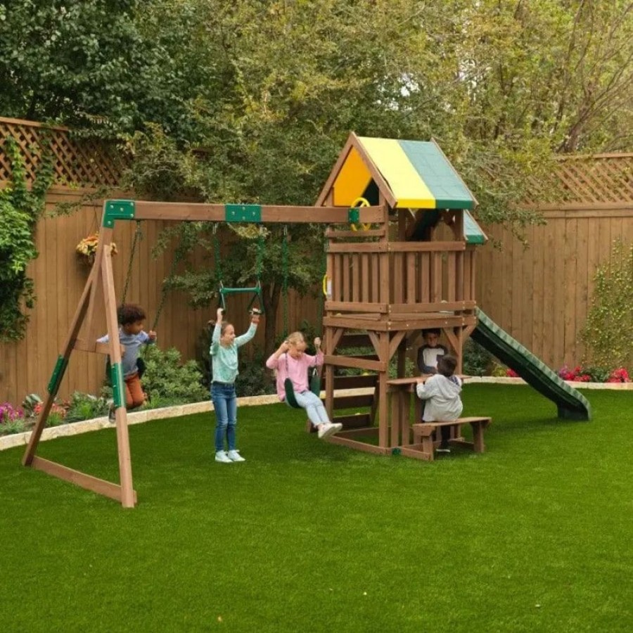 Outdoor Fun Little Dreamers | Kidkraft Arbor Crest Deluxe Playset