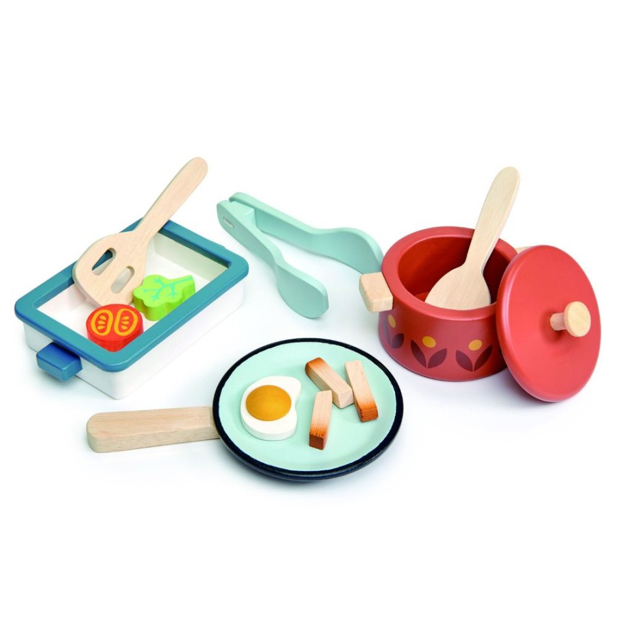 Wooden Toys Little Dreamers | Tenderleaf Toys Pots & Pans