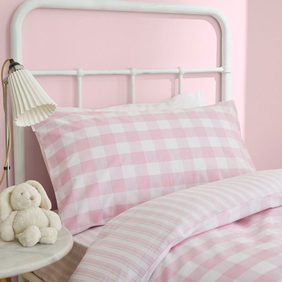 Accessories Little Dreamers | Check & Stripe Duvet Cover Set - Single