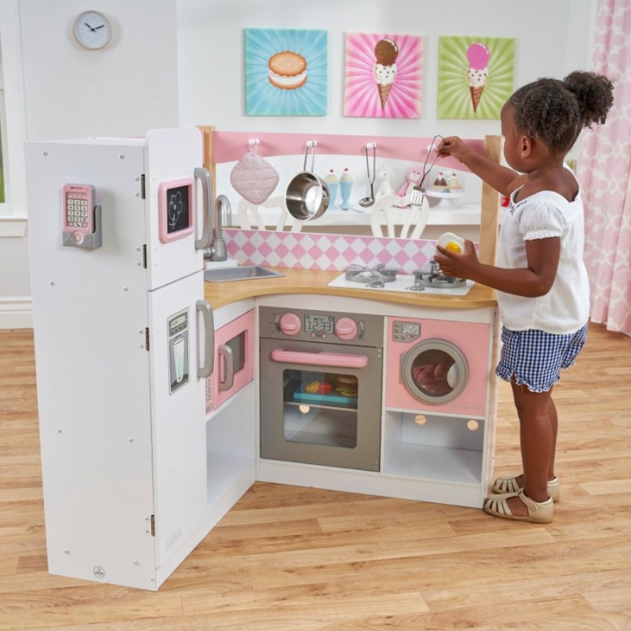 Wooden Toys Little Dreamers | Kidkraft Grand Gourmet Corner Kitchen