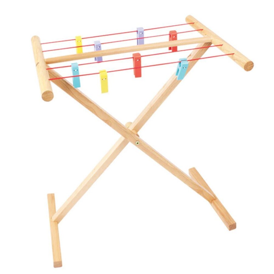 Wooden Toys Little Dreamers | Bigjigs Clothes Airer