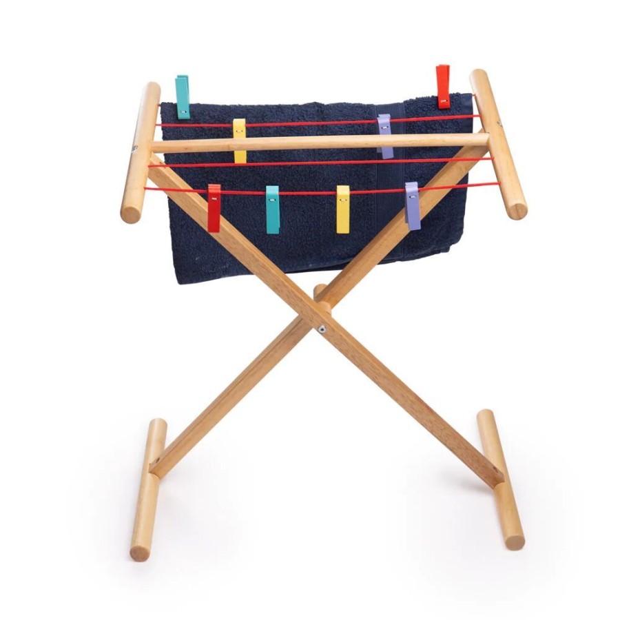 Wooden Toys Little Dreamers | Bigjigs Clothes Airer