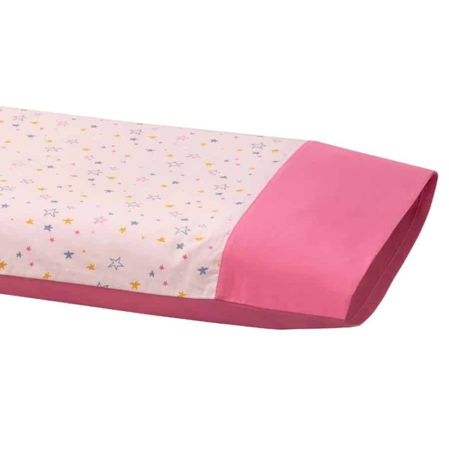 Accessories Little Dreamers | Clevafoam Toddler Pillow Cover - Pink