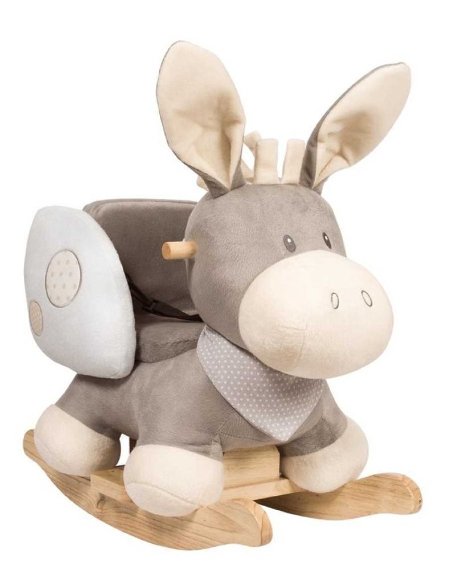 Wooden Toys Little Dreamers | Nattou Rocking Donkey