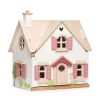 Wooden Toys Little Dreamers | Tenderleaf Cottontail Cottage Incl. Furniture