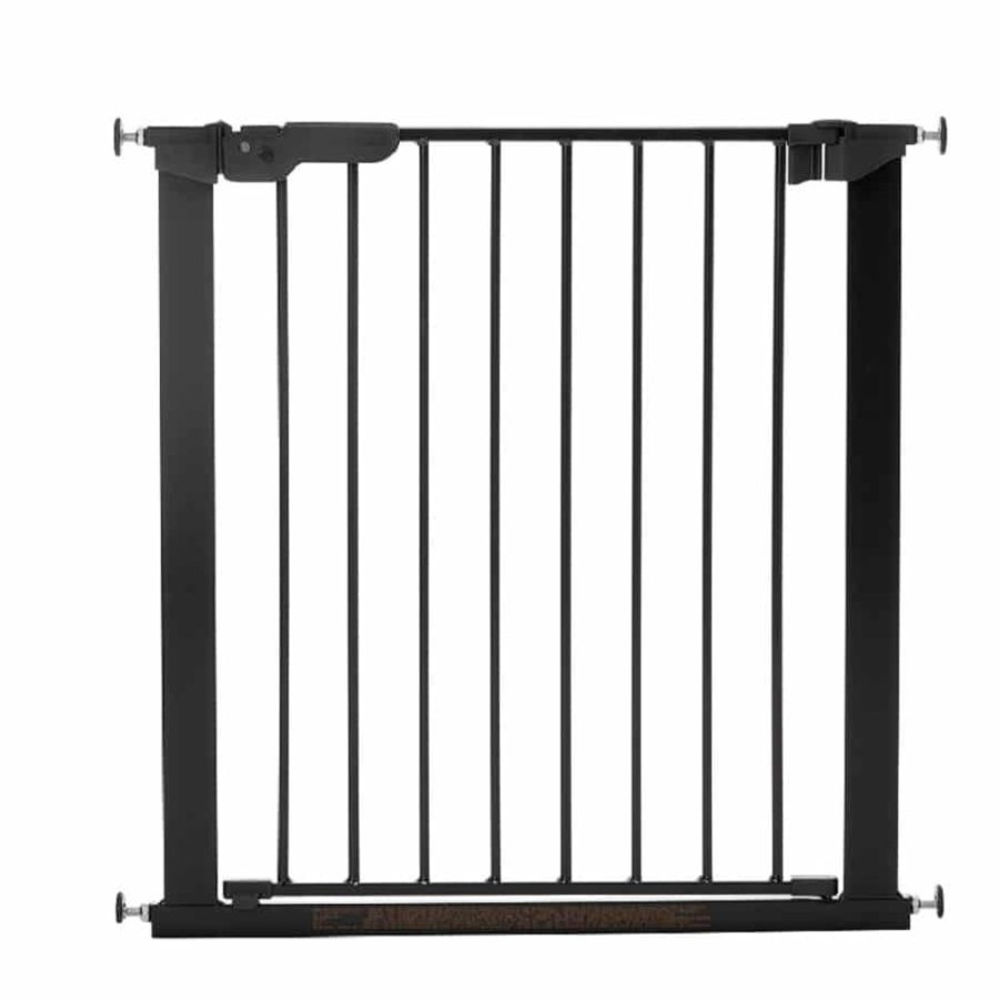 At Home Little Dreamers | Babydan Asta Pressure Fit Safety Gate - Black