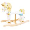 Wooden Toys Little Dreamers | Le Toy Van Rocking Unicorn Carousel