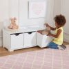 Wooden Toys Little Dreamers | Kidkraft Nantucket Storage Bench White