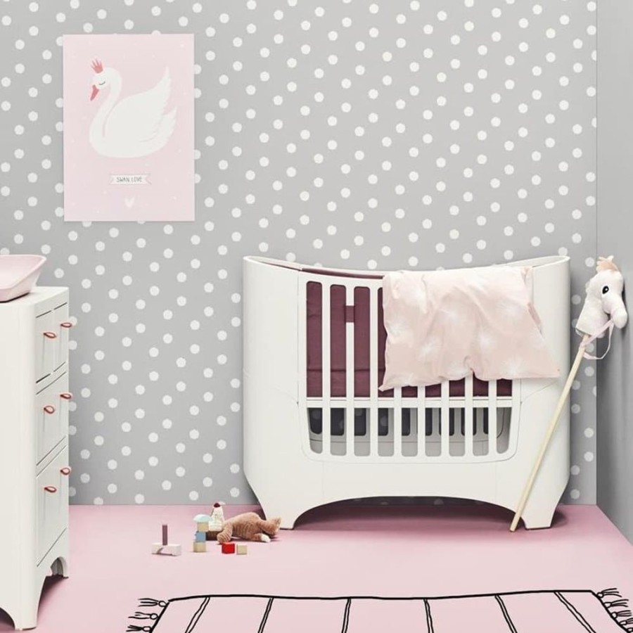 Nursery Little Dreamers | Leander Cot Bed Complete / Birth - 7 Years / White