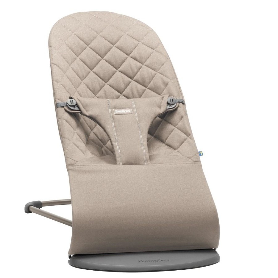 At Home Little Dreamers | Babybjorn Bouncer Bliss Sand Grey - Cotton