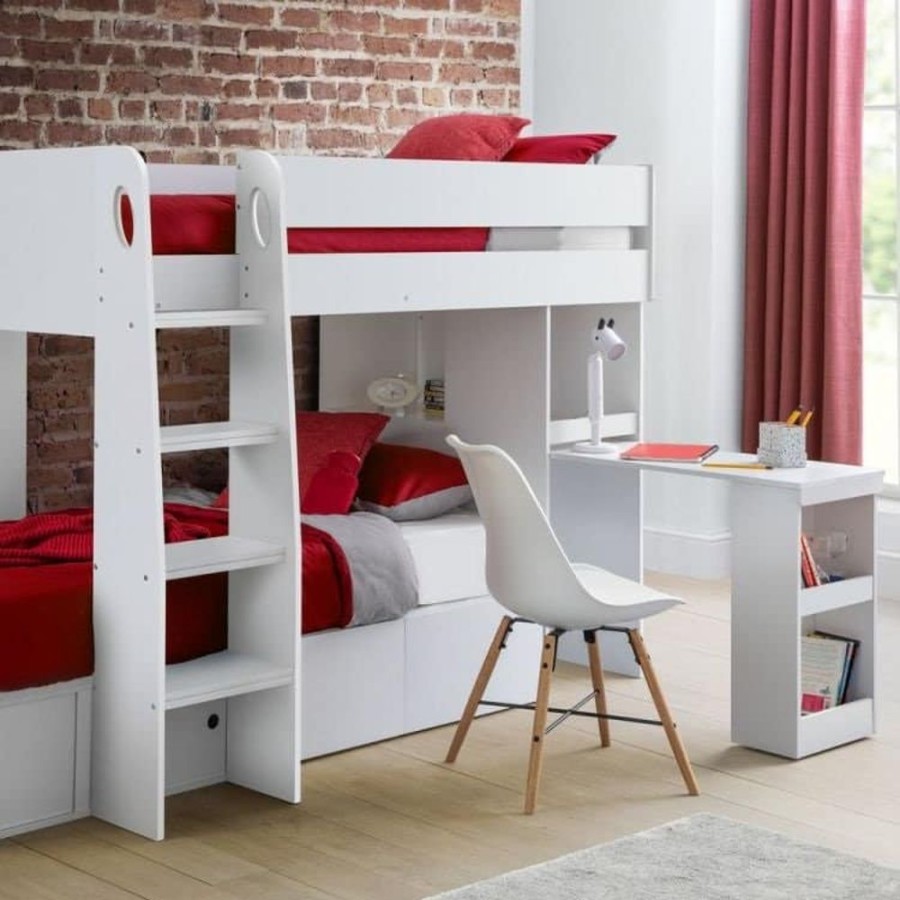 Kids Rooms Little Dreamers | Eclipse Bunk Bed White