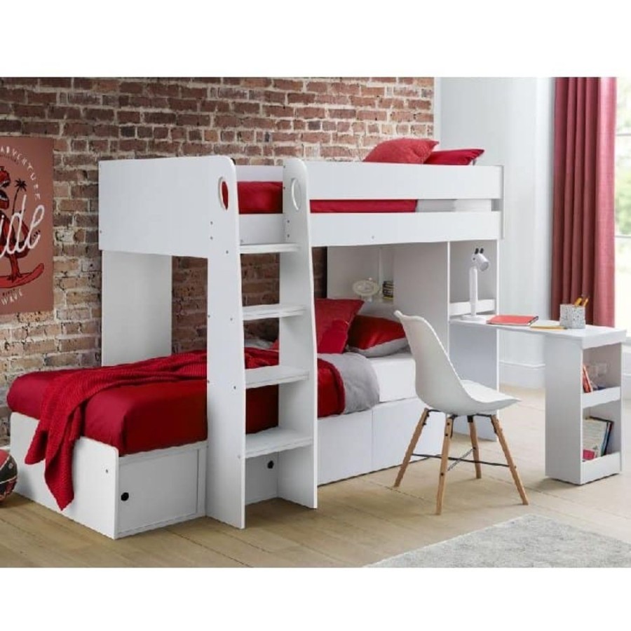 Kids Rooms Little Dreamers | Eclipse Bunk Bed White