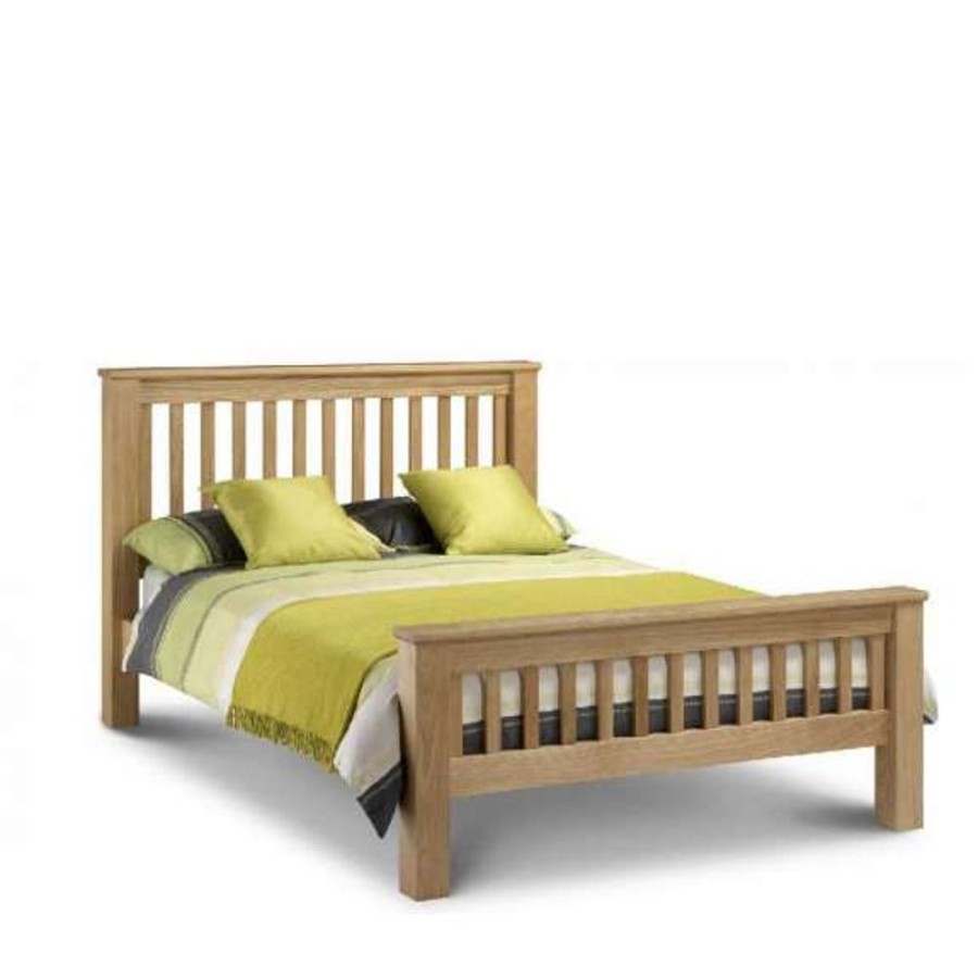 Kids Rooms Little Dreamers | Amsterdam Oak Bed High Foot End / Double