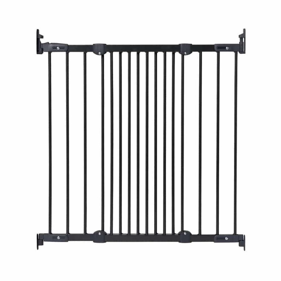 At Home Little Dreamers | Babydan Ebba Flexifit Metal Safety Gate - Black