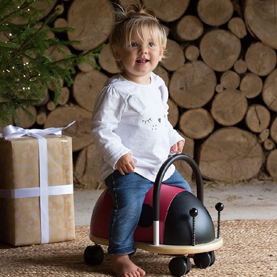 Wooden Toys Little Dreamers | Wheelybug Ladybug - Small