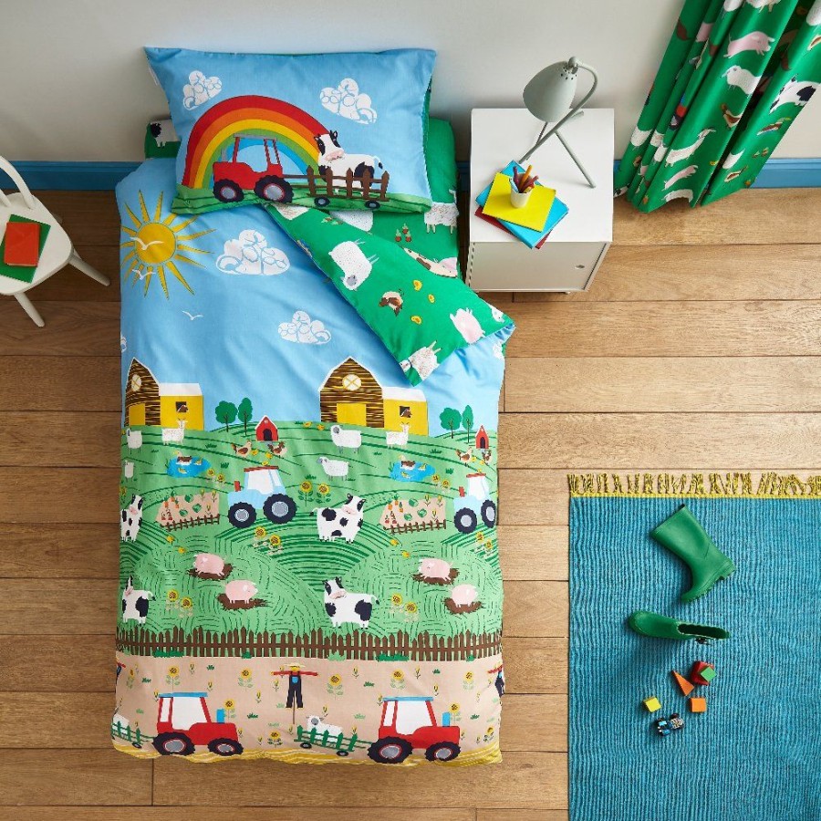 Accessories Little Dreamers | Farmyard Toddler Duvet Set