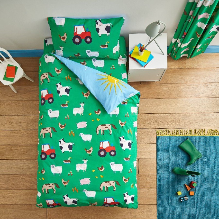 Accessories Little Dreamers | Farmyard Toddler Duvet Set