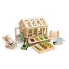 Wooden Toys Little Dreamers | Tenderleaf Greenhouse And Garden Set