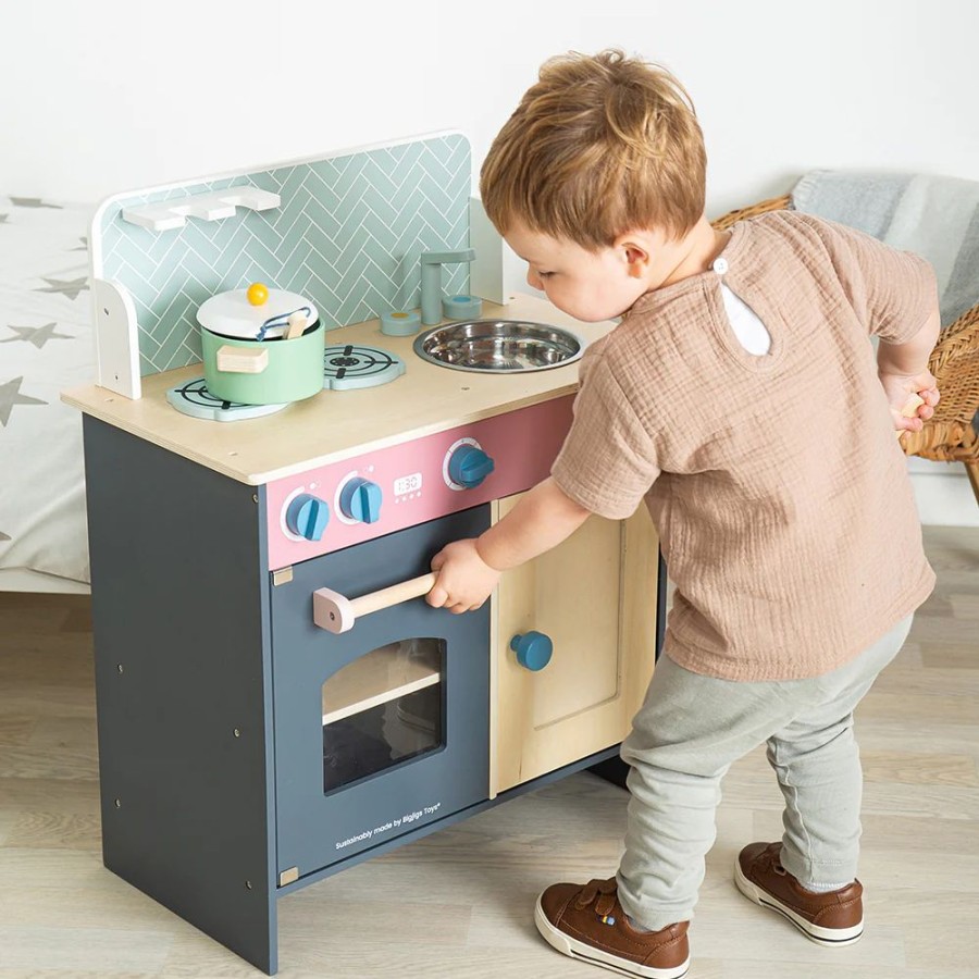 Wooden Toys Little Dreamers | Bigjigs Simply Scandi Kitchen