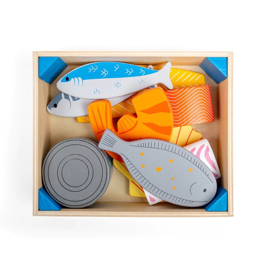 Wooden Toys Little Dreamers | Bigjigs Seafood Crate