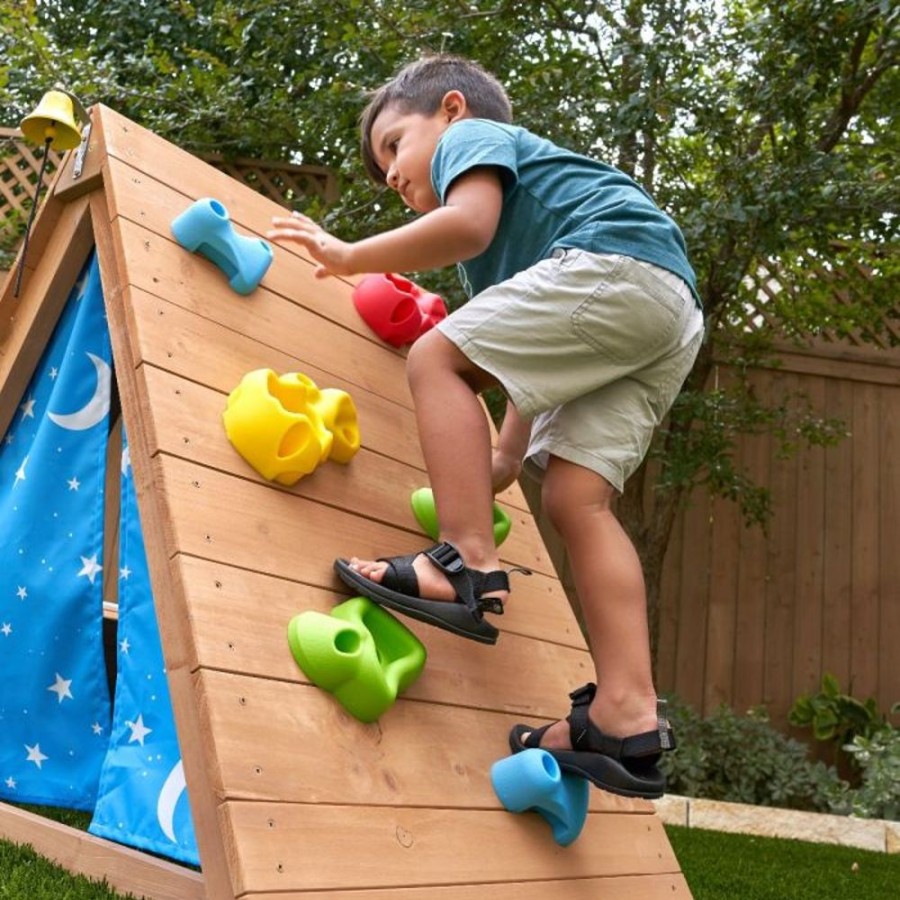 Outdoor Fun Little Dreamers | Kidkraft A Frame Hideaway & Climber