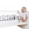 At Home Little Dreamers | Babydan Wooden Bed Rail - White