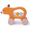 Wooden Toys Little Dreamers | Bigjigs Push Along Bear