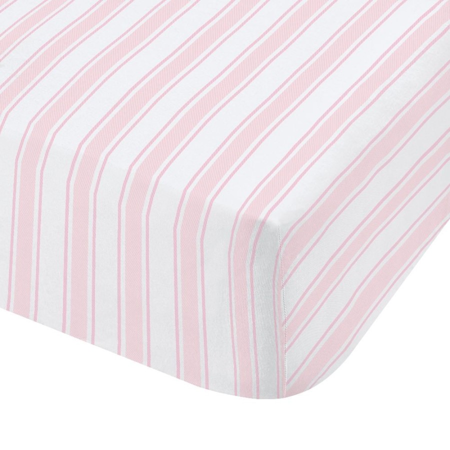 Accessories Little Dreamers | Check & Stripe Fitted Sheet - Single