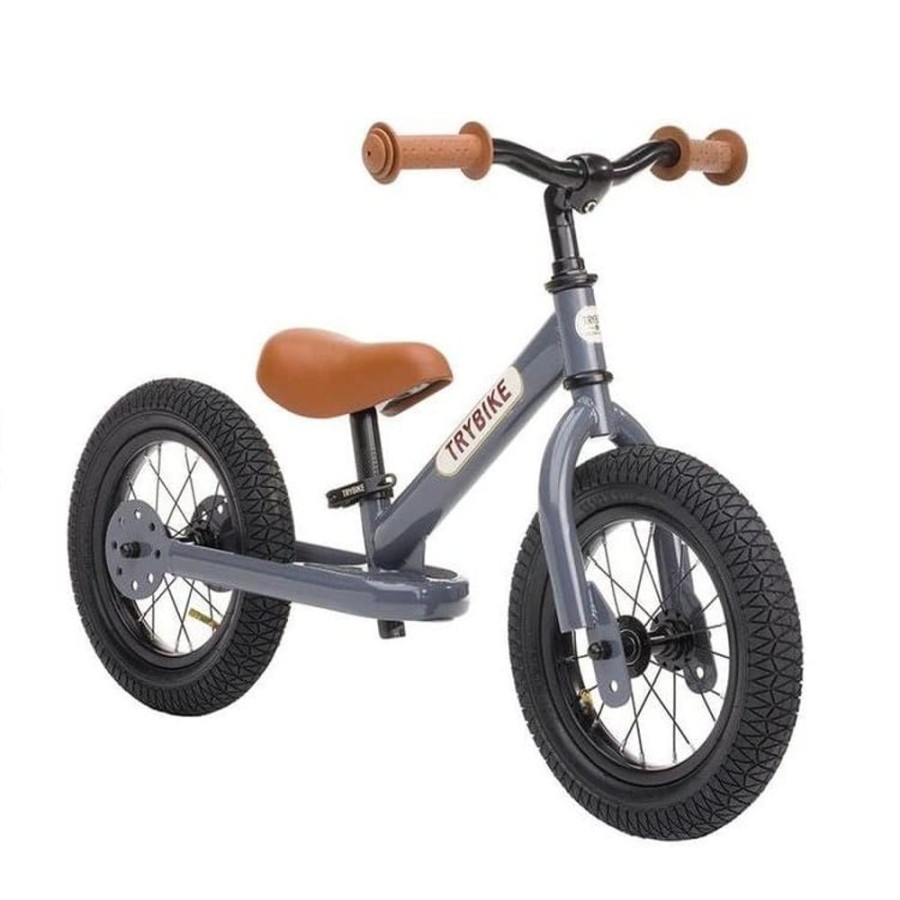 Outdoor Fun Little Dreamers | Trybike Steel Balance Bike - Grey