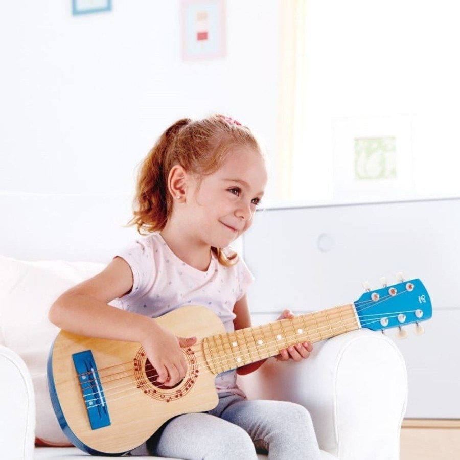 Wooden Toys Little Dreamers | Hape Guitar - Blue Lagoon