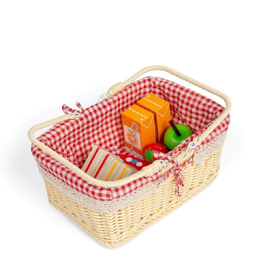 Wooden Toys Little Dreamers | Bigjigs Picnic Basket