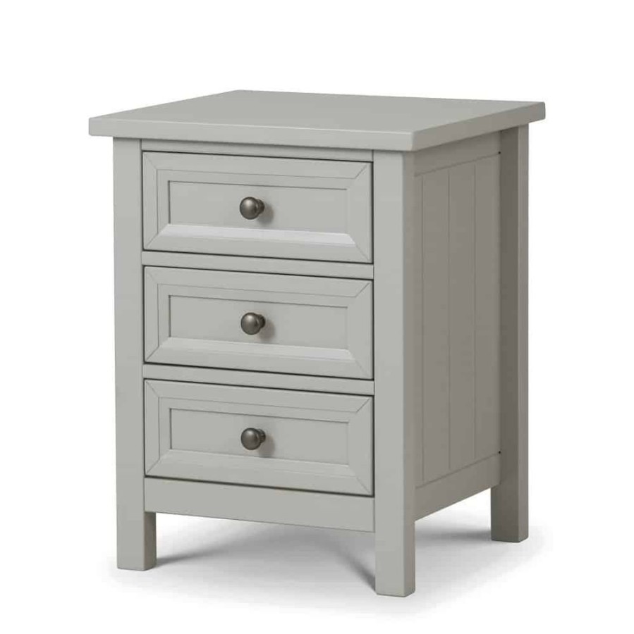 Kids Rooms Little Dreamers | Maine 3 Drawer Bedside - Dove Grey