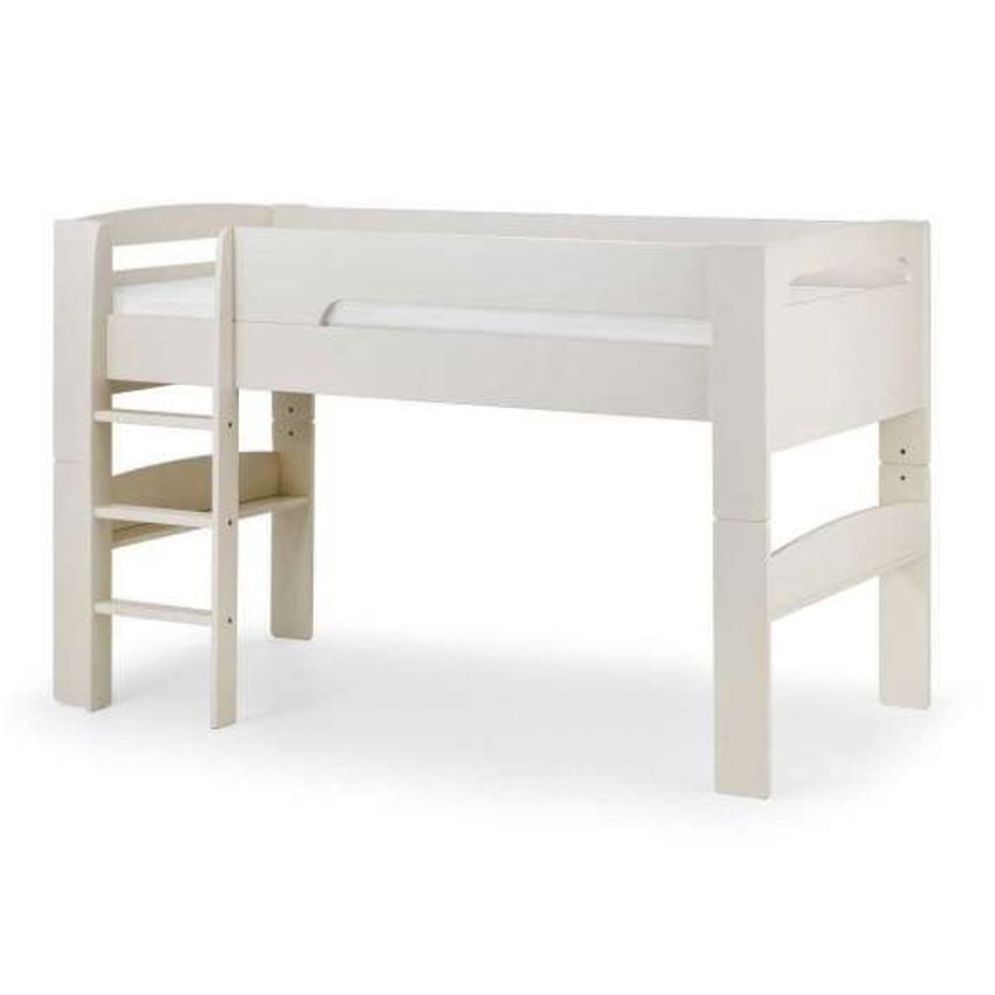 Kids Rooms Little Dreamers | Pluto Midsleeper Stone White