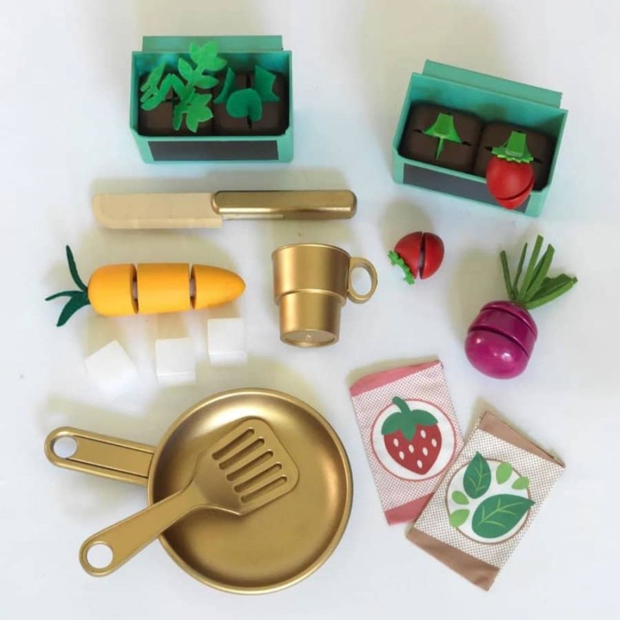 Wooden Toys Little Dreamers | Kidkraft Terrace Garden Kitchen