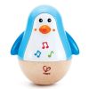 Wooden Toys Little Dreamers | Hape Penguin Musical Wobbler