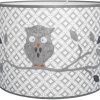 Accessories Little Dreamers | Taftan Grey Owl Lampshade