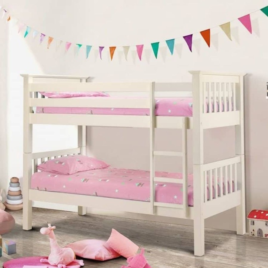 Kids Rooms Little Dreamers | Barcelona Bunk Bed White