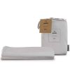 Accessories Little Dreamers | Panda Bamboo Fitted Sheets Cot Bed White - 2 Pack