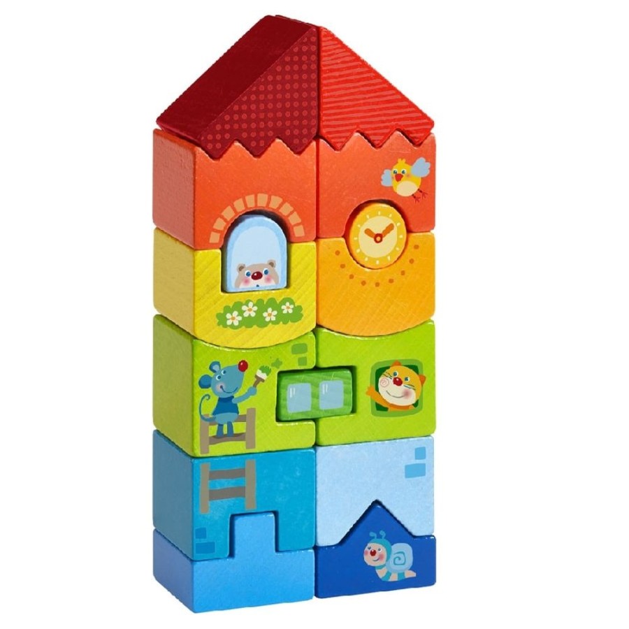 Wooden Toys Little Dreamers | Haba Stacking Game - Animal High Rise