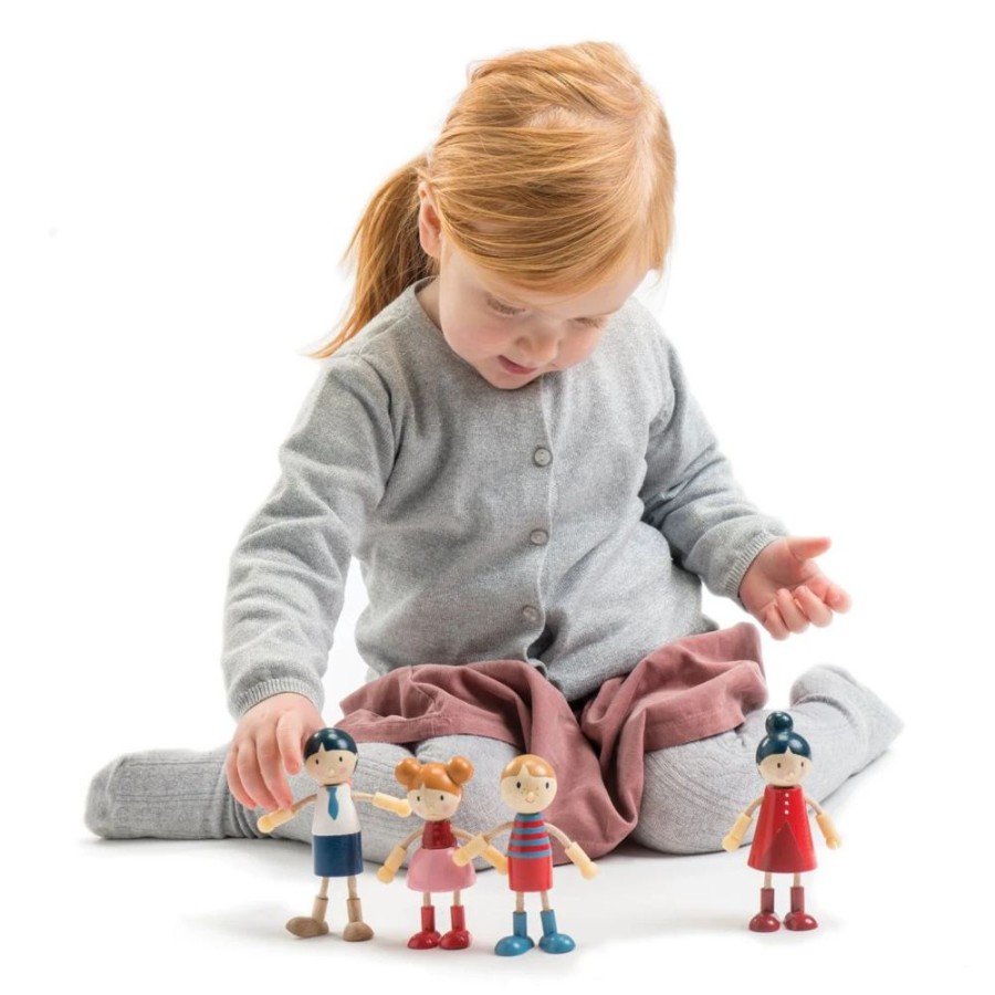 Wooden Toys Little Dreamers | Tenderleaf Doll Family