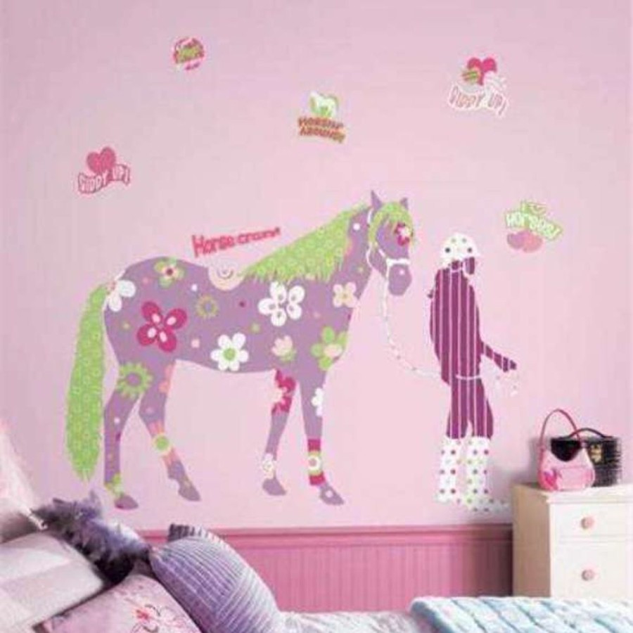 Accessories Little Dreamers | Roommates Crazy Horse Mega Wall Stickers