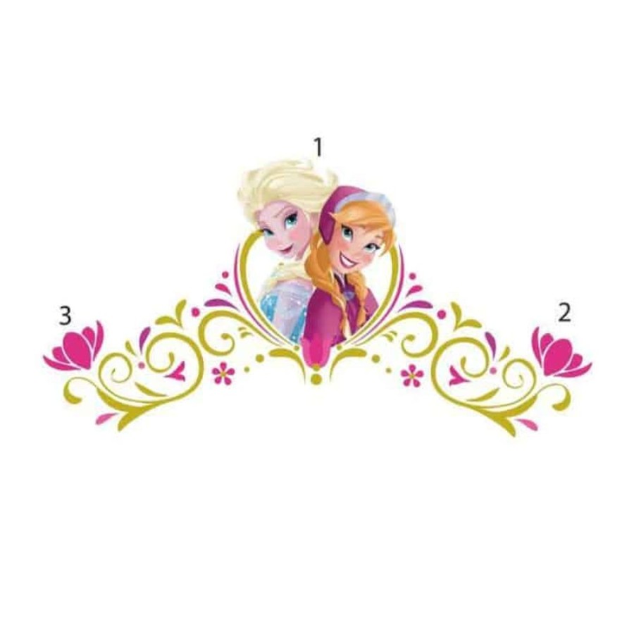 Accessories Little Dreamers | Disney Frozen Spring Time Wall Decals With Personalization