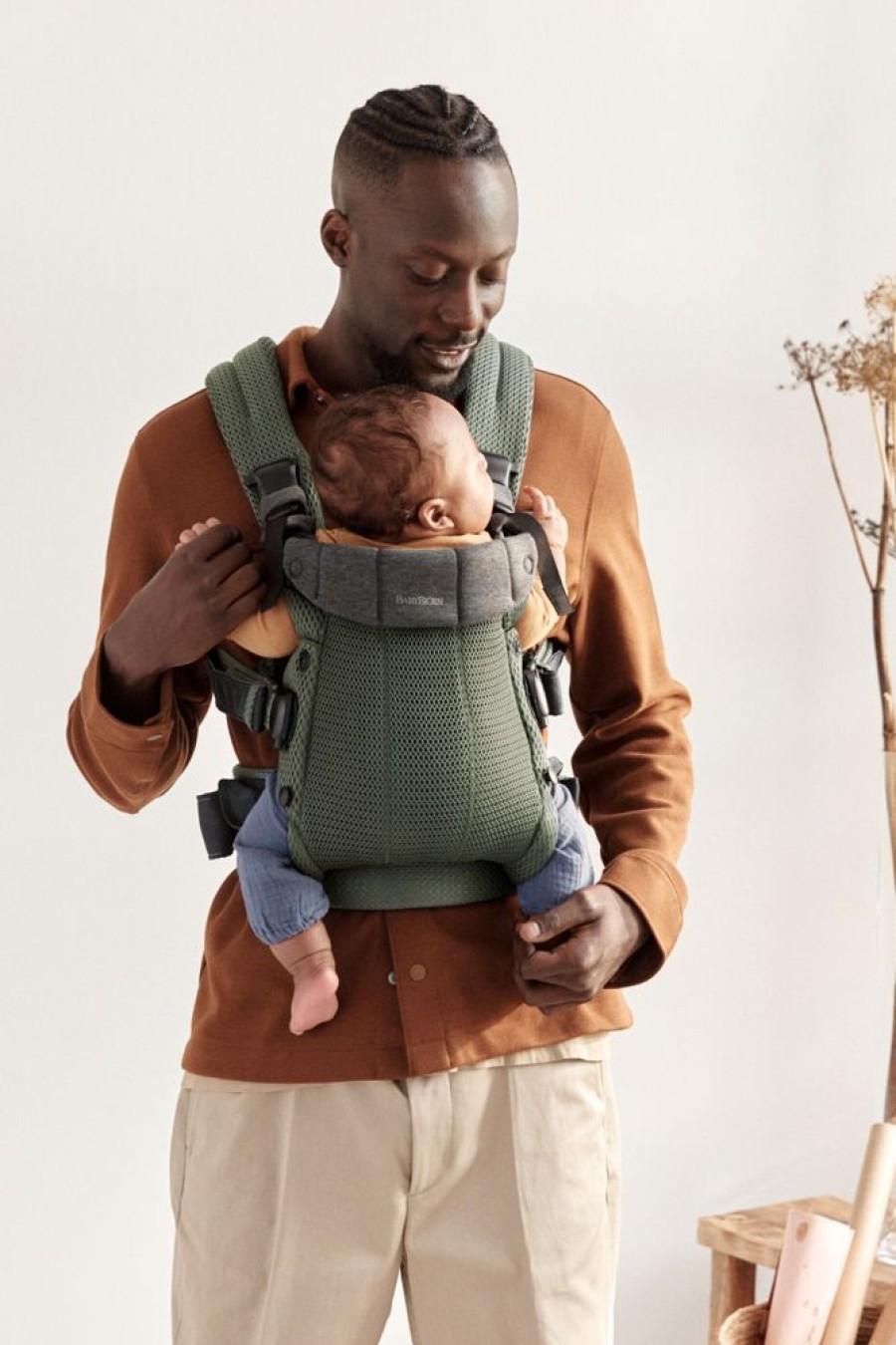 Out & About Little Dreamers | Babybjorn Baby Carrier Harmony 3D Mesh - Green