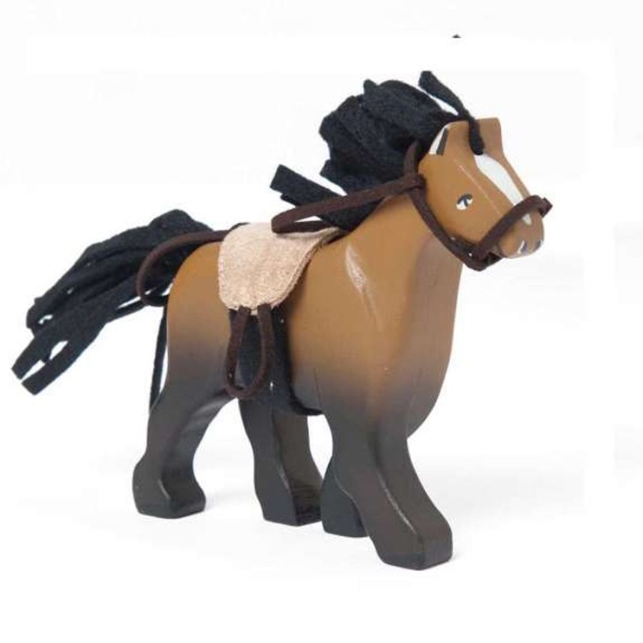 Wooden Toys Little Dreamers | Budkins Brown Horse