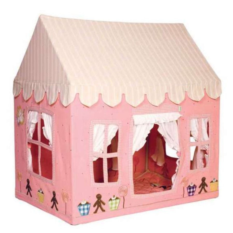 Accessories Little Dreamers | Win Green Gingerbread Playhouse - Small