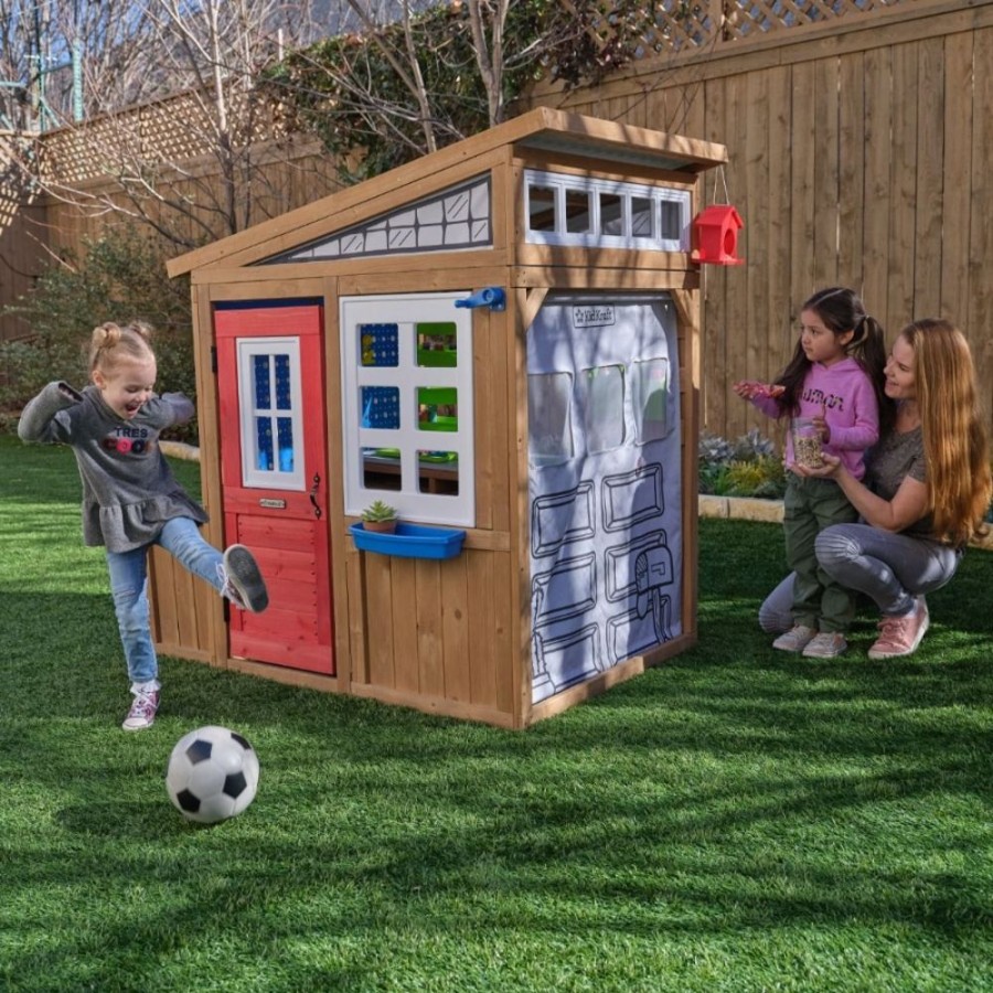 Outdoor Fun Little Dreamers | Kidkraft Hobby Workshop Wooden Playhouse