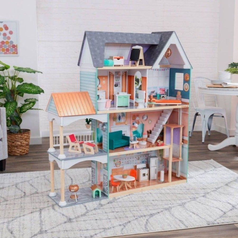 Wooden Toys Little Dreamers | Kidkraft Dahlia Mansion Dollhouse