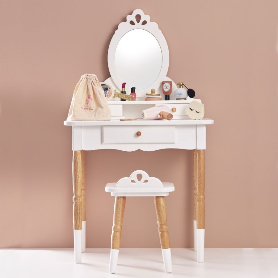 Wooden Toys Little Dreamers | Le Toy Van Vanity Table With Stool